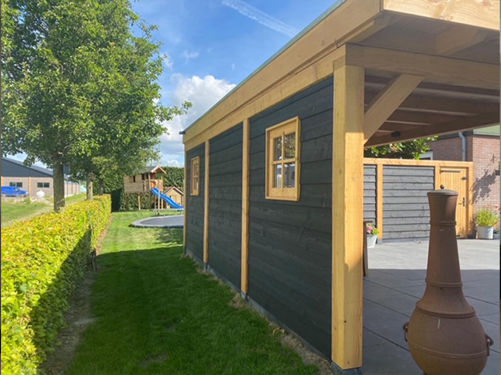 Houten veranda