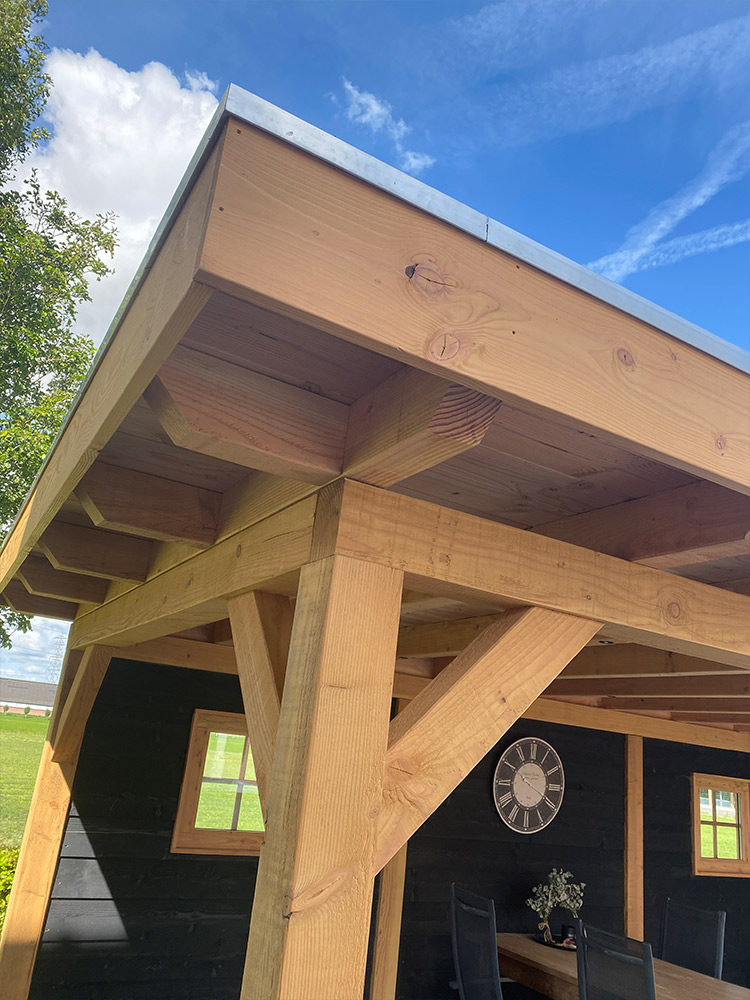 Houten veranda